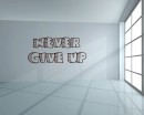 Never Give Up Quotes Wall Decal Motivational Vinyl Art Stickers